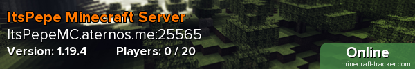 ItsPepe Minecraft Server
