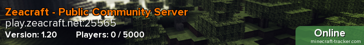 Zeacraft - Public Community Server